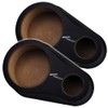 Nippon ISPODWD6TBLK2 Pipeman 6" Wood Speaker Pod with Tweeter openingPair