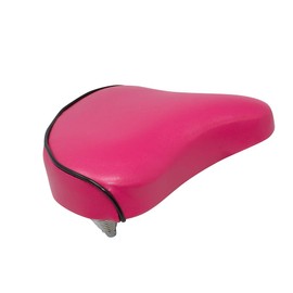 Fenix Cycles Beach Cruiser Vinyl Bike Saddle, (Pink)