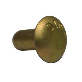 MS20470-A6-6 Solid ALUMINUN Rivet, (3/16 X 3/8) Universal Head, Gold Finish, (Pack of 1 Pound - Approximately 592 Pieces)