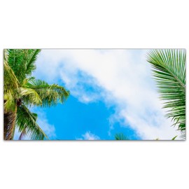GVGHIDZ Fluorescent Light Covers for Classroom and Office - Eliminate Harsh Glare and Eye Strain. 2ft x 4ft LED Ceiling Light Decoration with - Easy Installation Coconut Tree