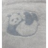 Imabari Towel Bath Towel, Panda Pattern, Blue, Cute Animal Pattern,