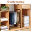 Japard Pants Rack Trolley Hangers Rolling Trouser Hanging Rack 360