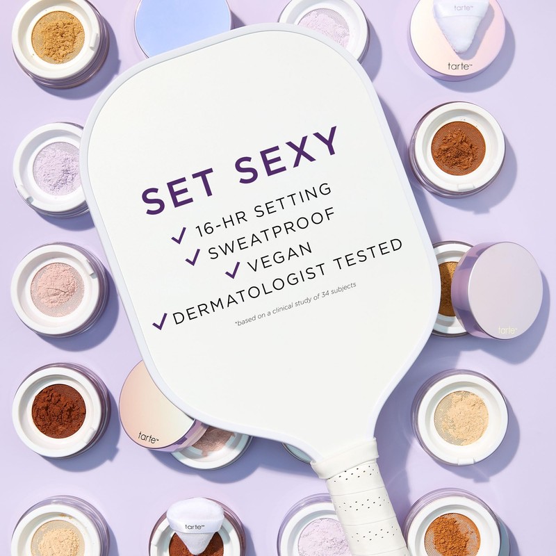 tarte creaseless setting & brightening powder