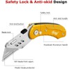 Vickay Folding Utility Knife Box Cutter Utility Blades Heavy Duty