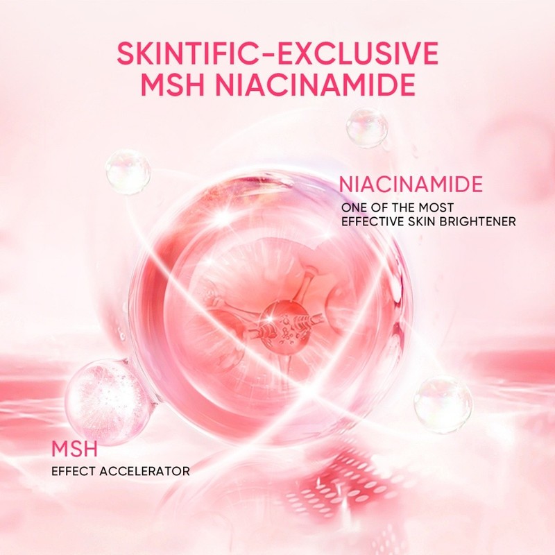 SKINTIFIC MSH Niacinamide Brightening Moisture Gel, Skin Tone Evening, Dark