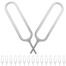 Tofficu 500pcs Sim Card Reader Sim Ejector Ejectors Removal Tool Phone Sim Cards Pin Phone Card Picker Sim Cards Tray Eject Pin Phone Sim Cards Needles Sim Picker Silver Nickel-Plated Iron