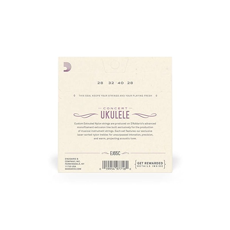 D'Addario | Pro-Arté | Cuerdas para Ukulele | 4 Cuerdas