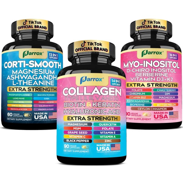 Parrox She Shines Set Collagen Peptides Types I II III