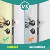 2" Door Stopper Wall Protector 8 Pack, Self-Adhesive Handle Stopper,