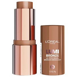 L'Oreal Paris Lumi Bronze Le Stick Soleil Bronzer Stick, bronceador de crema a polvo para un brillo de maquillaje facial besado por el sol, 110 luz so