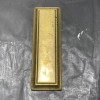 UNFINISHED STAMPED BRASS 9” LONG X 3” WIDE RECTANGLE BACK