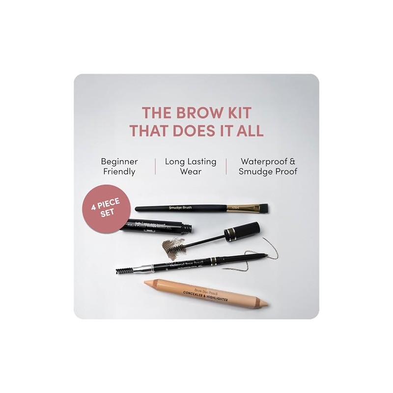 Billion Dollar Brows Kit Best Sellers, incluye lápiz universal para