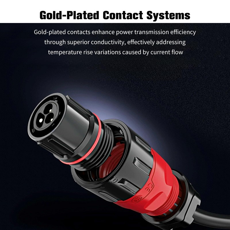 4 Pin IP68 Waterproof M20 Aviation Connector for Electrical Connection