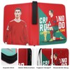 YCWIN Football Cards Scrapbook with Zip and 50 Removable Sleeves,