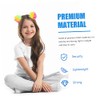 FOMIYES Diadema Pompones de 3 Piezas Grande Iridiscente para Niñas