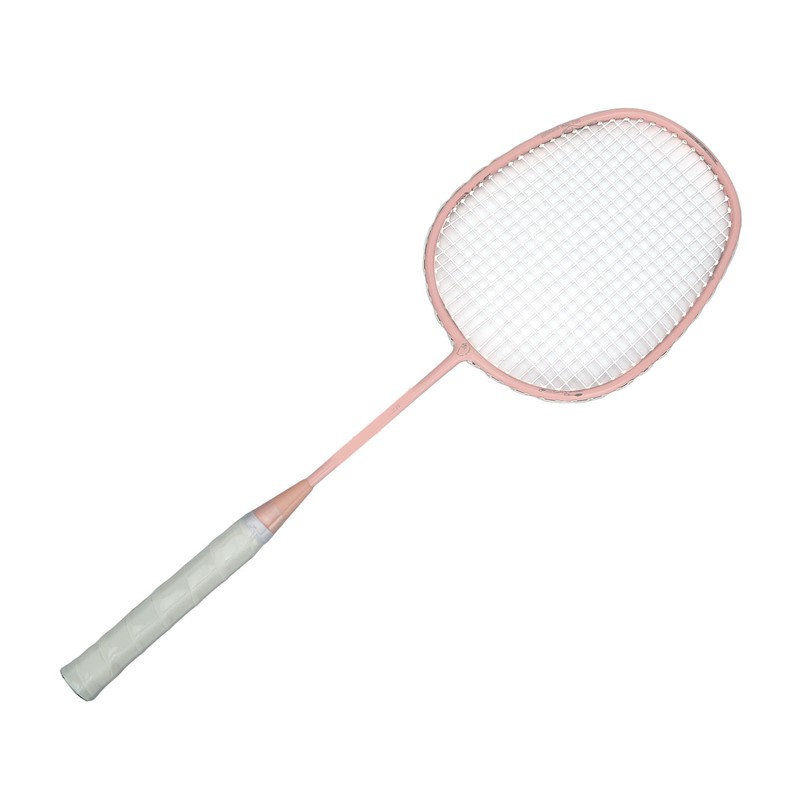 Sports Straight Beat Badminton Racket with Anti Skid Handle Glassy