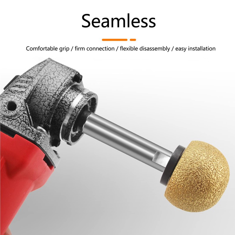 DYKK Angle Grinder Extension Connection Rod, 80mm M10 Threaded Shaft