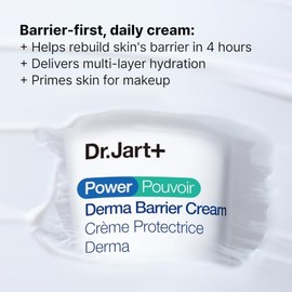 Dr.Jart+ Power Derma Barrier Korean Face Cream | Korean Skin Barrier Moisturizer with Panthenol | Korean Skin Care, 2.71 Fl Oz