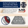 Chabrias Ltd 6 Cup Large 36cm Yorkshire Pudding Tray, Non-Stick
