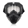 povtii Motorcycle Goggles, Windproof Dirt Bike Helmet Riding Goggles with