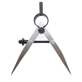 ZLKSKER 4 Inch Professional Leather Compass, Precision Spring Wing Divider/Scriber, Metal Compass for Woodworking, Metalworking