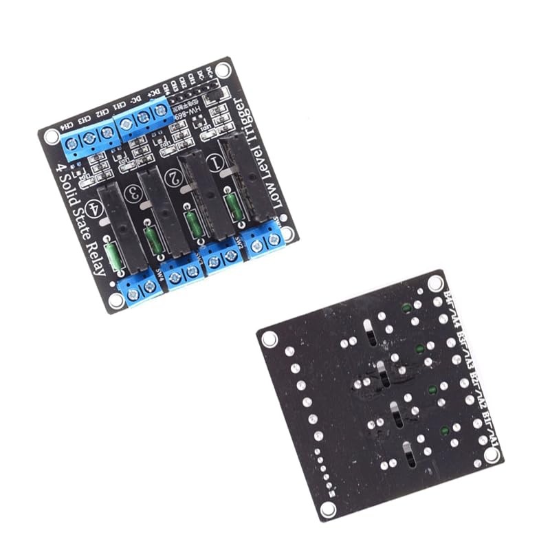 2 x 4 Channel Relay Module 5 V DC Solid