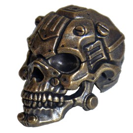 WeBead Bronze Paracord Bead for 550 Paracord DIY Accessories - Brass, Cylindrical, 16x23.6x18.3mm, 0.42oz, 1pc