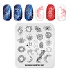 KADS Nail Stamping Plate Geometry Template Image Design Plates for