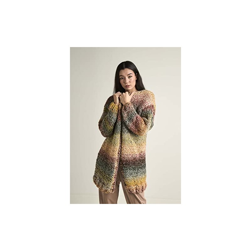 Wendy Super Chunky Knitting Pattern for Ladies Quick Knit Cardigan