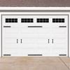 SANKINS Magnetic Decorative Garage Door Hinges Hardware Kit Attractive Curb
