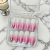 VZYUVY 16Pcs Press on Nail Packaging with 60 Pcs Adhesive