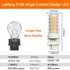 LEMENG 5Watt S8 3156 Wedge Base LED Light Bulb 12VAC/DC