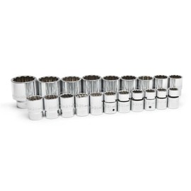 GEARWRENCH 3/4 Drive 20 Piece 12 Point Socket Set MM | 80845