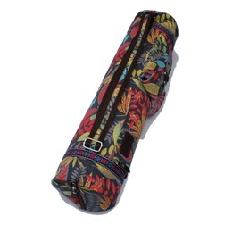 Cotton Yoga Bag, Extra Large for Yoga Mat, Yoga Accessories, Gym Bag, Backpack, Carry Bag, Fitness, Pilates, Yoga (Red)