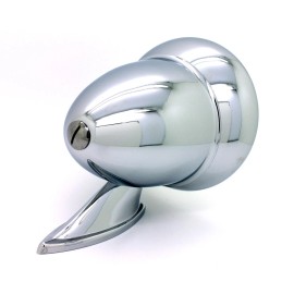 PTRP New Talbot Style Classic Chrome Bullet Side View Mirror / Fender or Door Mount