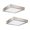 9 Inch LED Flush Mount Square Ceiling Light, Equivalent to