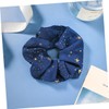 Outanaya 4Pcs Star Pattern Hair Ropes Elastic Hair Ties for