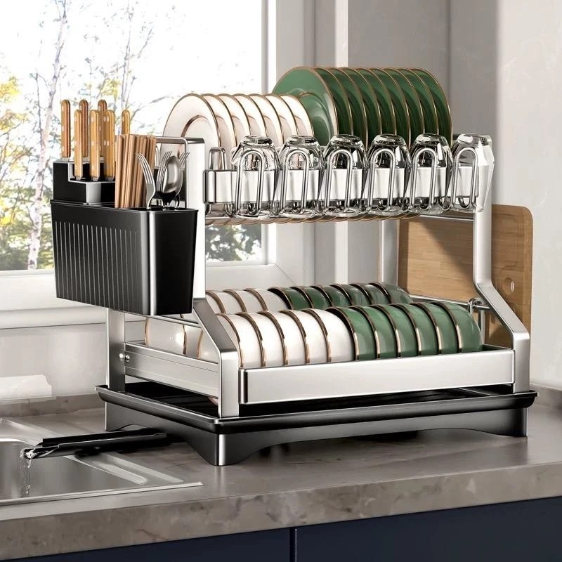 kitchen dish drying rack
