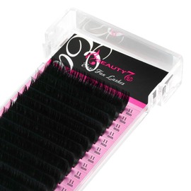 Self-Fanning Eyelashes Auto Easy Fan Laughs for Volume Technique C D Curl Eyelash Extension 2D-20D Large Quantity 16 Rows at the Root Pre-Glue D-Curl Thickness 0.07 mm Thickness 11 mm
