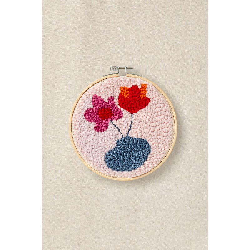 DMC - Punch Needle Kit - Delicate Flowers