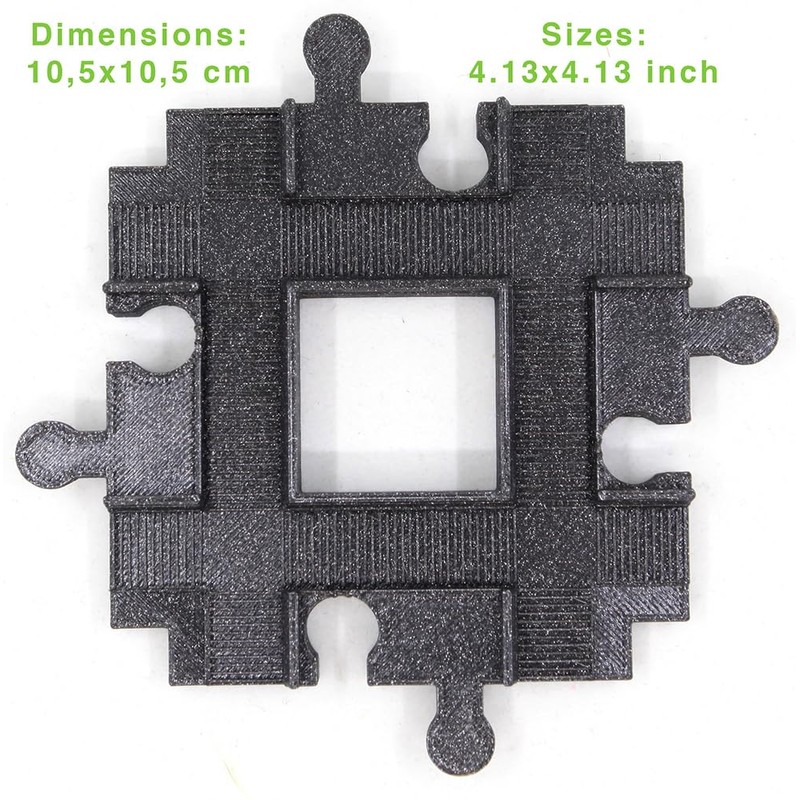 TracksCreations Crossing Train, Duplo Compatible (4 Way) G