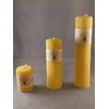 Pure Natural Beeswax Honeycomb Pillar 2-Pack (2" X 3")