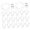 Operitacx Blank Nose Ring 250 Pcs Nose Clip Nose Rings