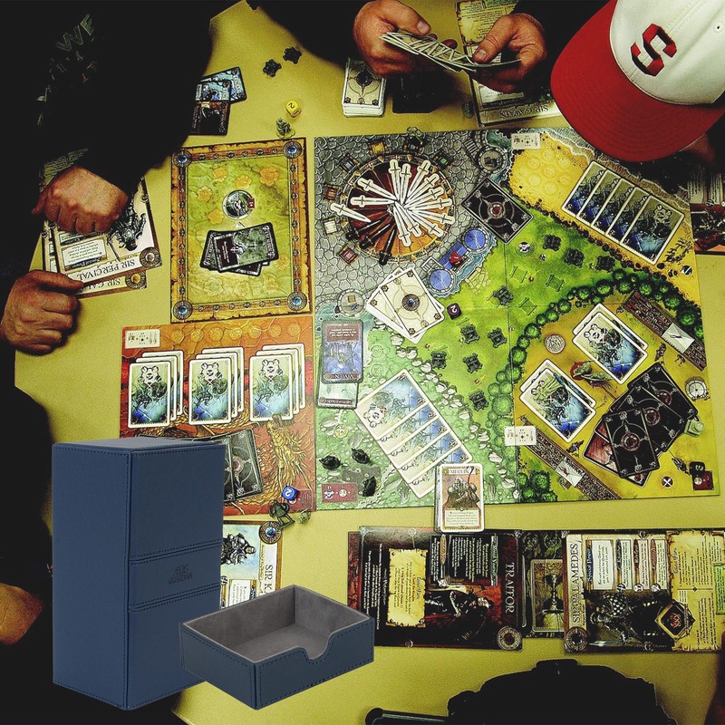 AEGIS GUARDIAN Card Deck Box Hold 200+ Double Sleeved Cards,