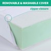 HOMBYS Couch Cushion Replacement Wrapped with Polyester Batting, High Density