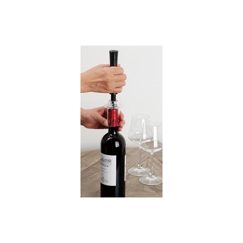 Sato Metal Air Wine Opener Black with Cutter 4521540259025