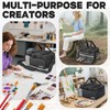 ORKELS Craft Paint and Marker Organizer, Acrylic Paint Storage Bag