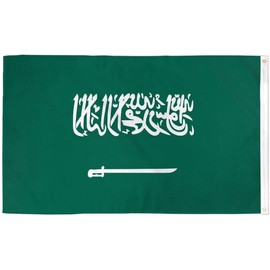 COLL7AWS 10 x "SAUDI ARABIA" flag 3x5 ft polyester banner sign Middle East UN