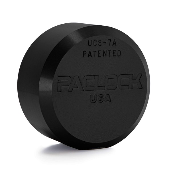 PACLOCK's UCS-7A Padlock, Buy American Act Compliant, Flat Back Puck