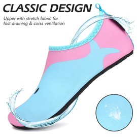 SAGUARO Children’s Bathing Shoes for Girls and Boys, Swimming Shoes, Quick-Drying Outdoor Aqua Shoes, Pool, Yoga, 4.5 Infants–2.5 Juniors UK (21–35 EU)